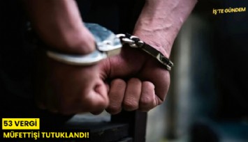 53 vergi müfettişi tutuklandı!