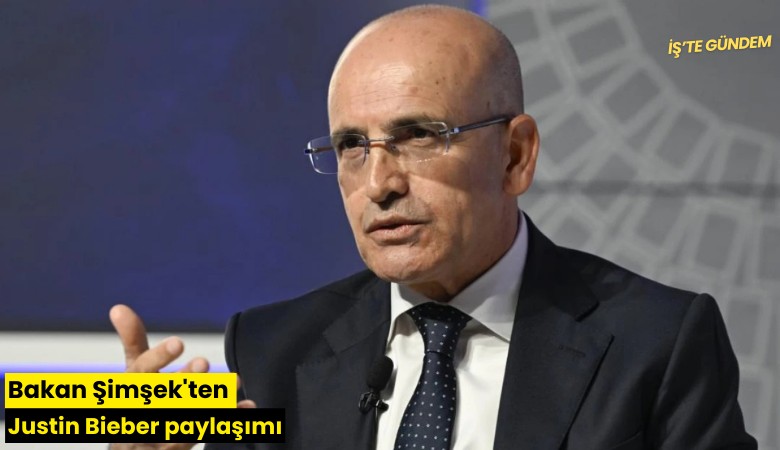 Bakan Şimşek'ten Justin Bieber paylaşımı