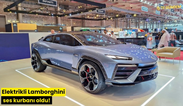 Elektrikli Lamborghini ses kurbanı oldu!