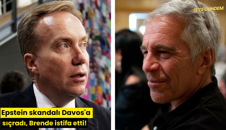 Epstein skandalı Davos'a sıçradı, Brende istifa etti!