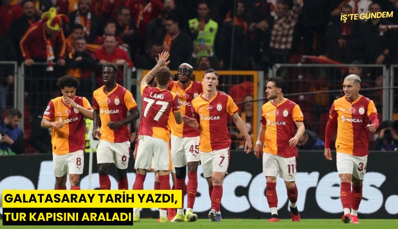 Galatasaray tarih yazdı, tur kapısını araladı