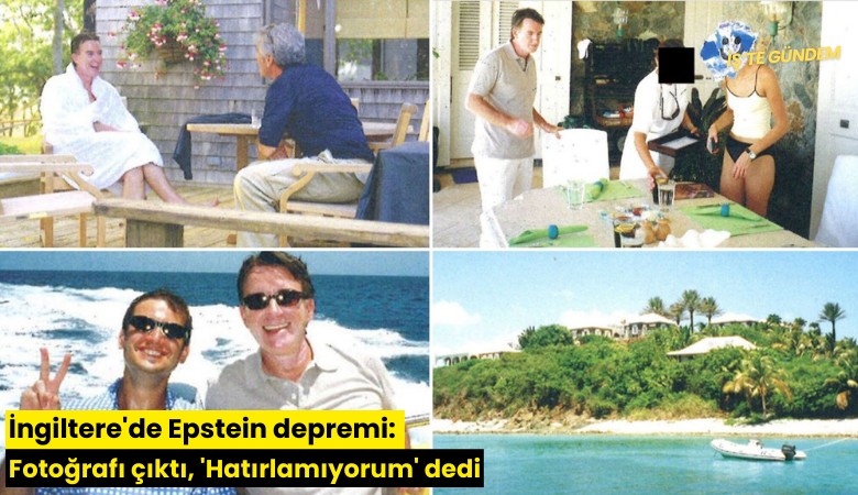 İngiltere'de Epstein depremi: Fotoğrafı çıktı, 'Hatırlamıyorum' dedi