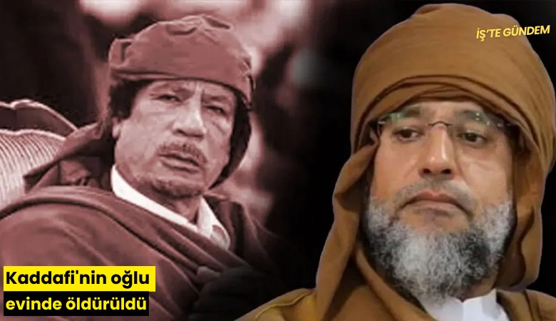 Kaddafi'nin oğlu evinde öldürüldü