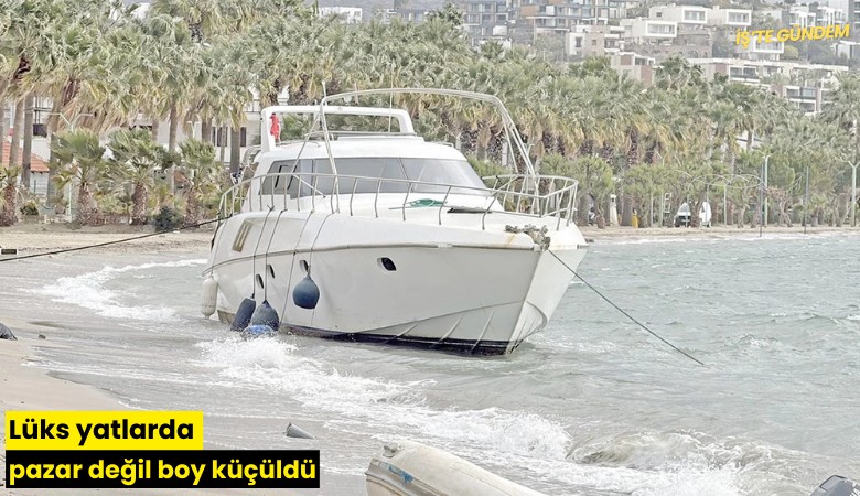 Lüks yatlarda pazar değil boy küçüldü
