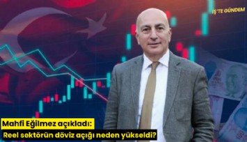 Mahfi Eğilmez açıkladı: Reel sektörün döviz açığı neden yükseldi?