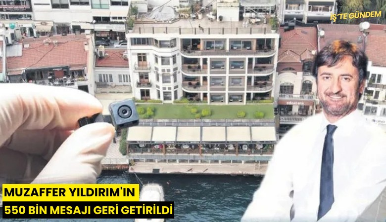 Muzaffer Yıldırım'ın 550 bin mesajı geri getirildi