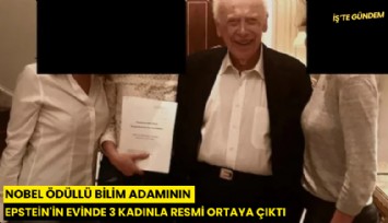 Nobel ödüllü bilim adamının Epstein'in evinde 3 kadınla resmi ortaya çıktı