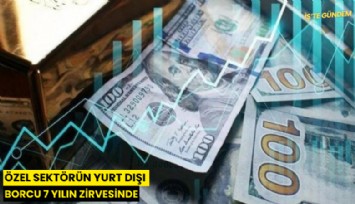 Özel sektörün yurt dışı borcu 7 yılın zirvesinde
