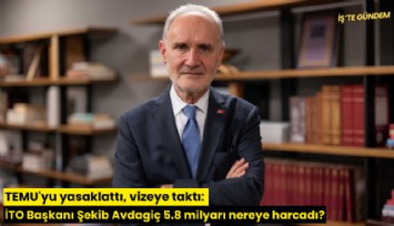 TEMU'yu yasaklattı, vizeye taktı: İTO Başkanı Şekib Avdagiç 5.8 milyarı nereye harcadı?