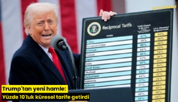 Trump'tan yeni hamle: Yüzde 10'luk küresel tarife getirdi