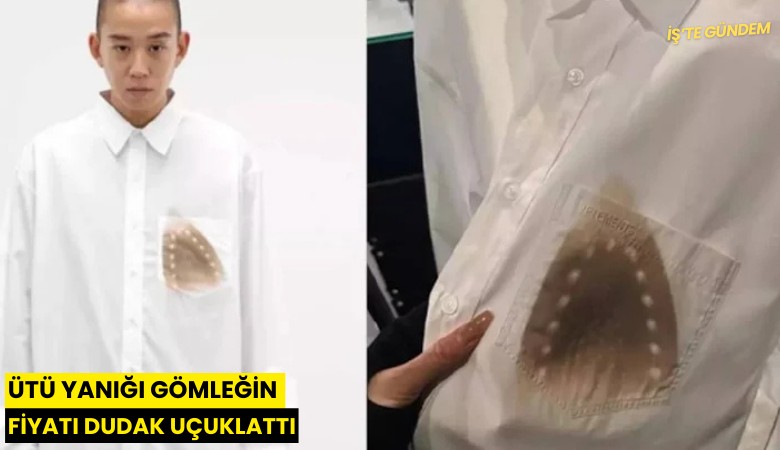Ütü yanığı gömleğin fiyatı dudak uçuklattı