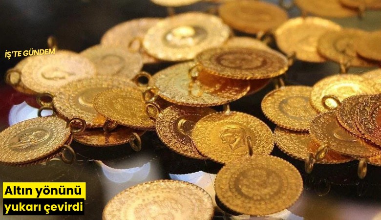 Altın yönünü yukarı çevirdi