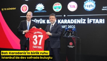 Batı Karadeniz'in birlik ruhu İstanbul'da dev sofrada buluştu