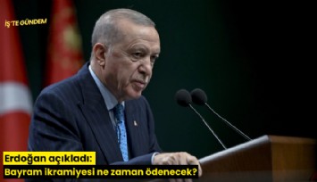 Erdoğan açıkladı: Bayram ikramiyesi ne zaman ödenecek?