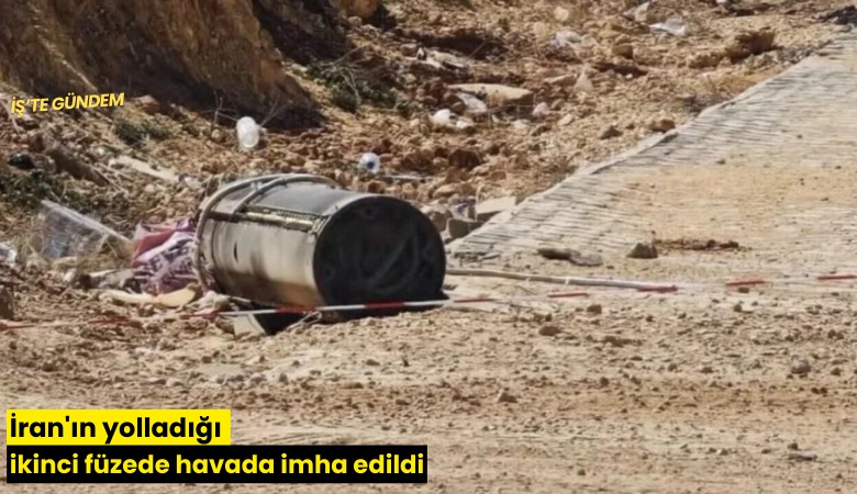 İran'ın yolladığı ikinci füzede havada imha edildi