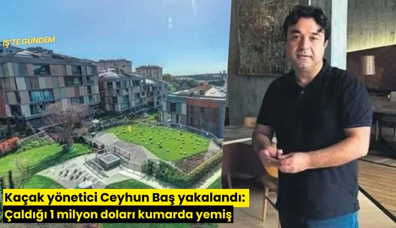 Kaçak yönetici Ceyhun Baş yakalandı: Çaldığı 1 milyon doları kumarda yemiş