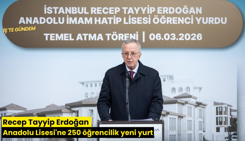 Recep Tayyip Erdoğan Anadolu Lisesi'ne 250 öğrencilik yeni yurt
