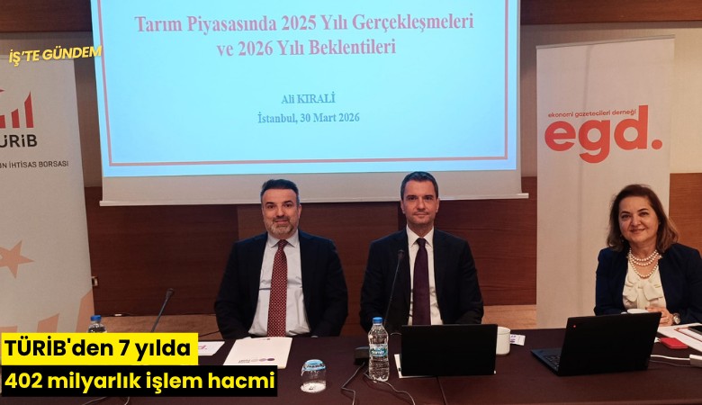 TÜRİB'den 7 yılda 402 milyarlık işlem hacmi