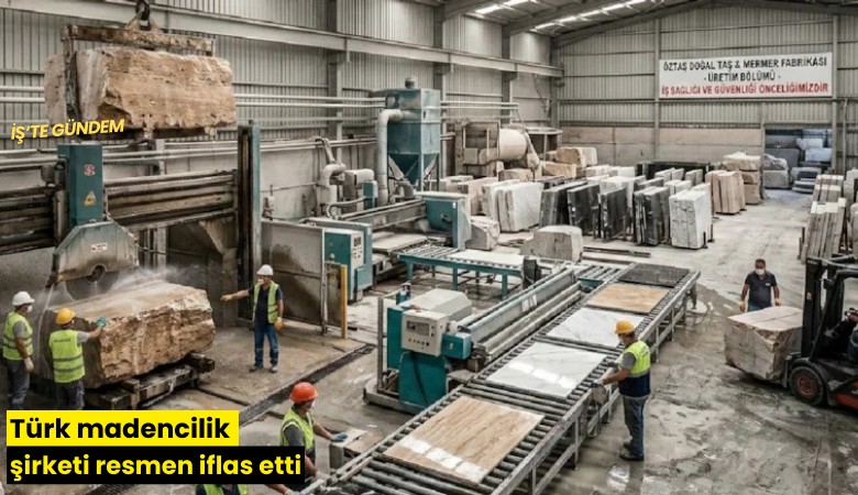 Türk madencilik şirketi resmen iflas etti