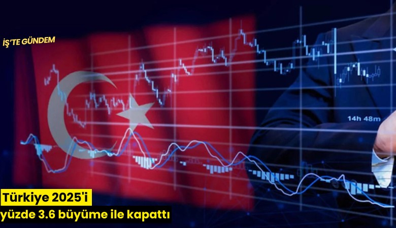Türkiye 2025'i yüzde 3.6 büyüme ile kapattı