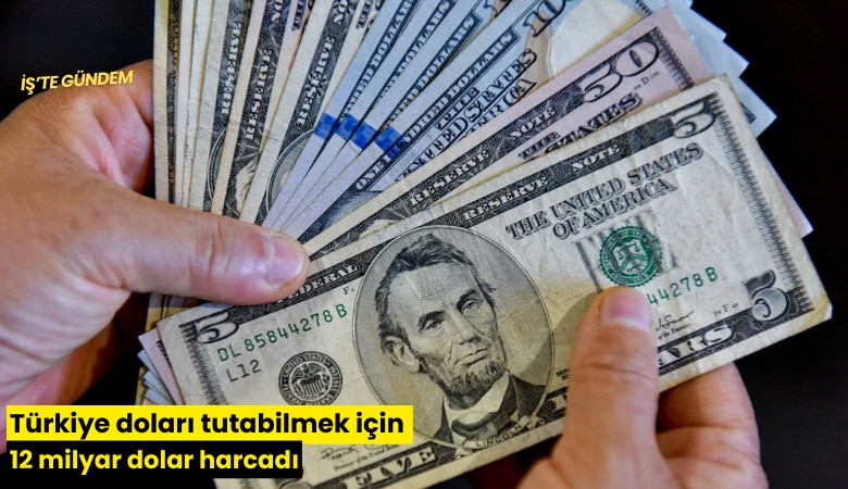 Türkiye doları tutabilmek için 12 milyar dolar harcadı