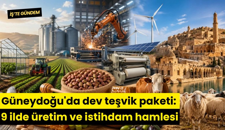 Güneydoğu'da dev teşvik paketi: 9 ilde üretim ve istihdam hamlesi