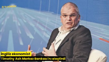 İngiliz ekonomist Timothy Ash Merkez Bankası'nı eleştirdi