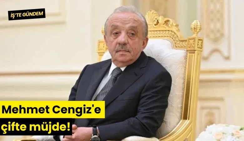 Mehmet Cengiz'e çifte müjde!