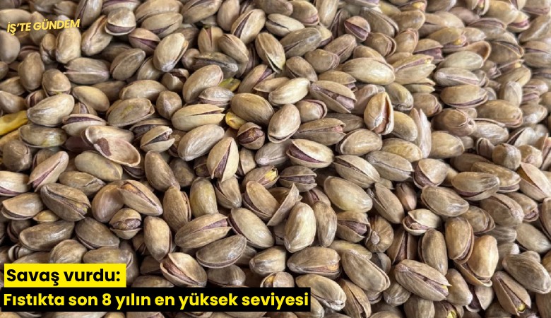 Savaş vurdu: Fıstıkta son 8 yılın en yüksek seviyesi