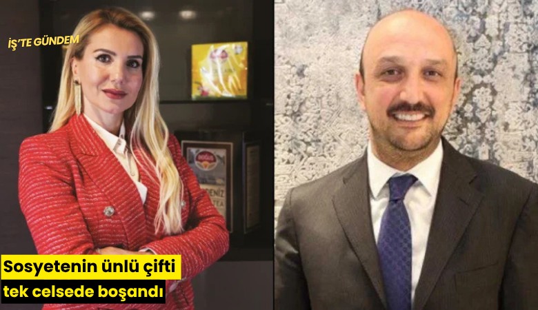 Sosyetenin ünlü çifti tek celsede boşandı