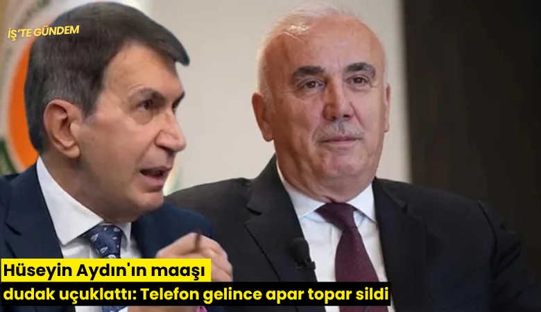 Tarım Koop GM'si Hüseyin Aydın'ın maaşı dudak uçuklattı: Telefon gelince apar topar sildi