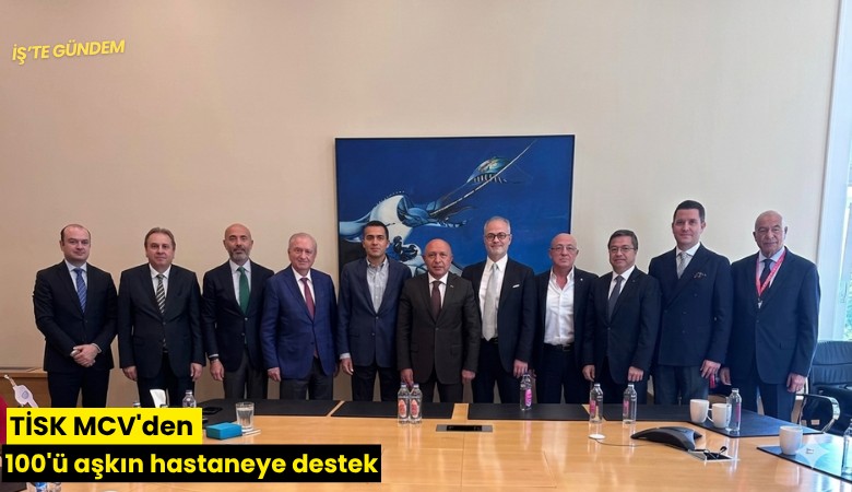 TİSK MCV'den 100'ü aşkın hastaneye destek