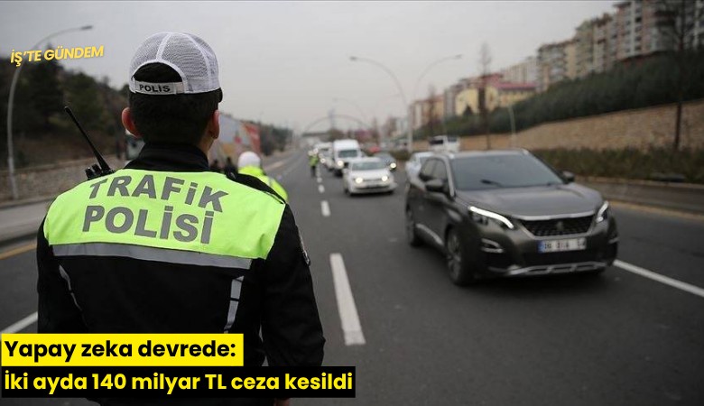 Yapay zeka devrede: İki ayda 140 milyar TL ceza kesildi