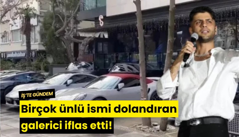 Birçok ünlü ismi dolandıran galerici iflas etti!