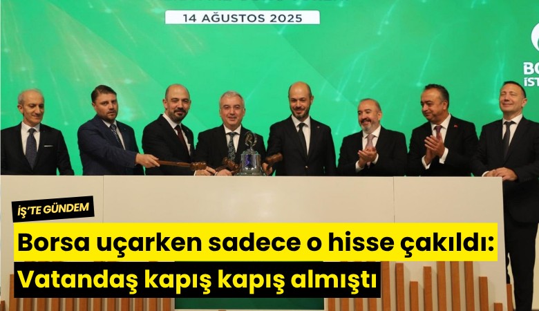 Borsa uçarken sadece o hisse çakıldı: Vatandaş kapış kapış almıştı