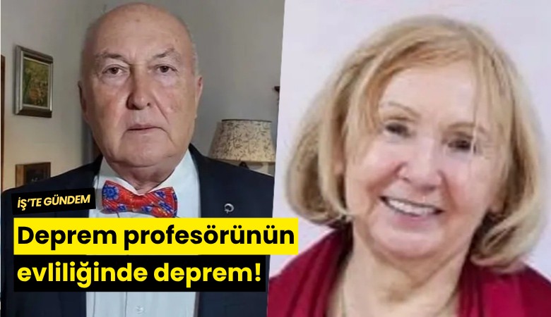 Deprem profesörünün evliliğinde deprem!