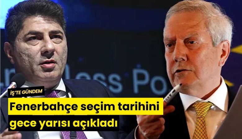 Fenerbahçe seçim tarihini gece yarısı açıkladı