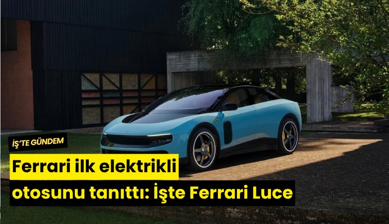 Ferrari ilk elektrikli otosunu tanıttı: İşte Ferrari Luce