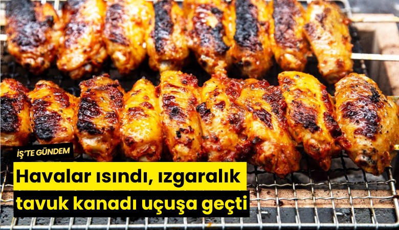 Havalar ısındı, ızgaralık tavuk kanadı uçuşa geçti