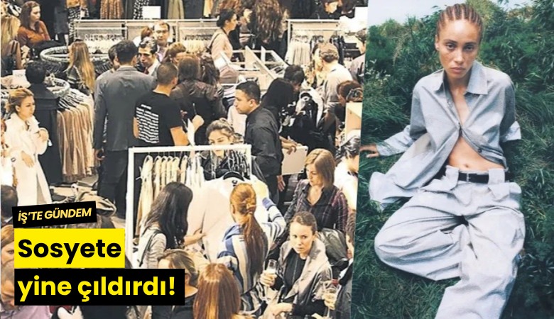 Sosyete yine çıldırdı!