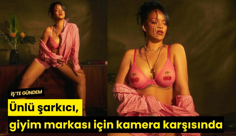 Ünlü şarkıcı, giyim markası için kamera karşısına geçti