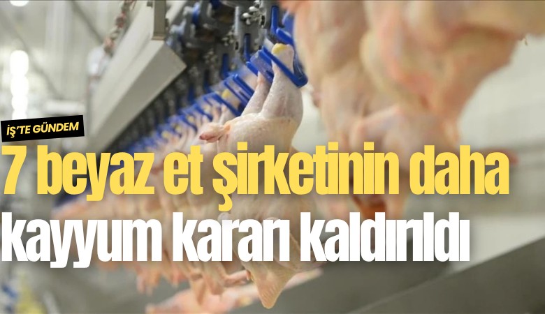 7 beyaz et şirketinin daha kayyum kararı kaldırıldı
