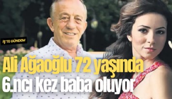 Ali Ağaoğlu 72 yaşında 6.ncı kez baba oluyor: Sevgilisine dudak uçuklatan hediye