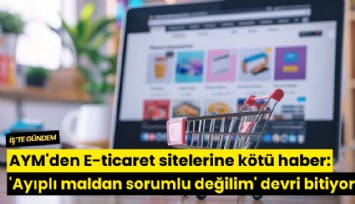 AYM'den E-ticaret sitelerine kötü haber: 'Ayıplı maldan sorumlu değilim' devri bitiyor