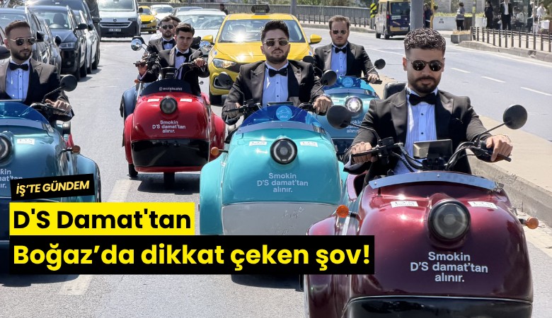 D'S Damat'tan Boğaz hattında dikkat çeken şov!