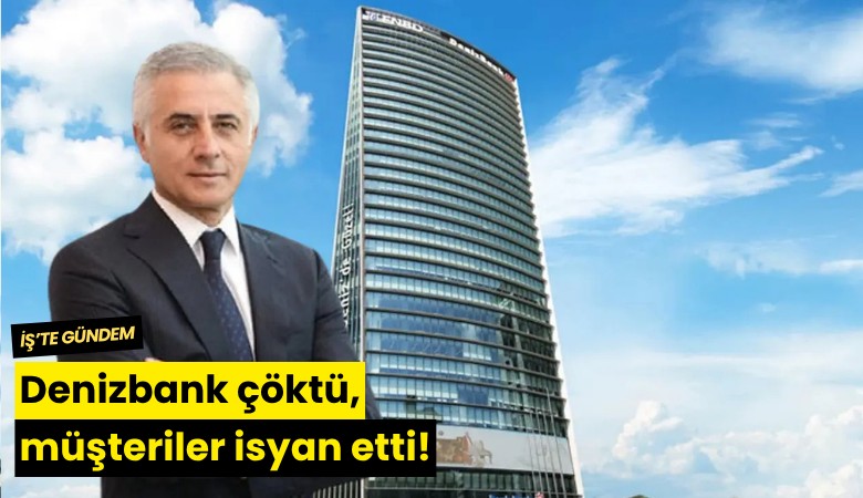 Denizbank çöktü, müşteriler isyan etti!
