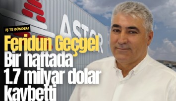 Feridun Geçgel'e Fenerbahçe yönetimine girmek yaramadı: Bir haftada 1.7 milyar dolar kaybetti