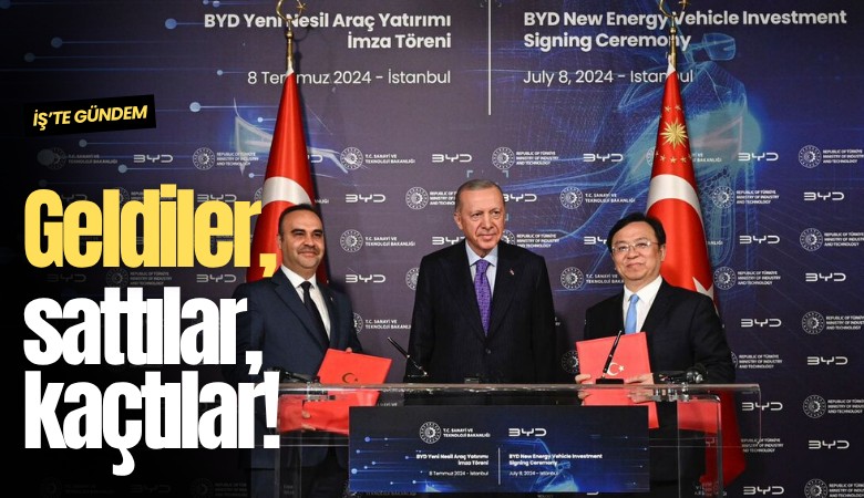 Geldiler, sattılar, kaçtılar!