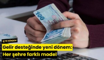Gelir desteğinde yeni dönem: Her şehre farklı model