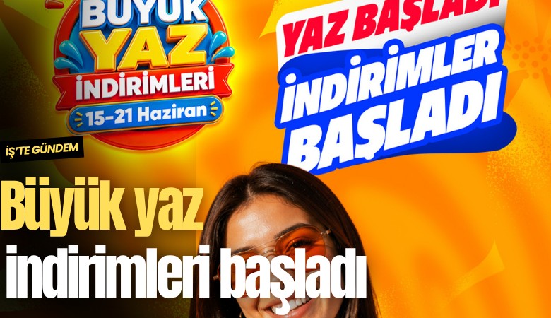 Hepsiburada'nın büyük yaz indirimleri başladı